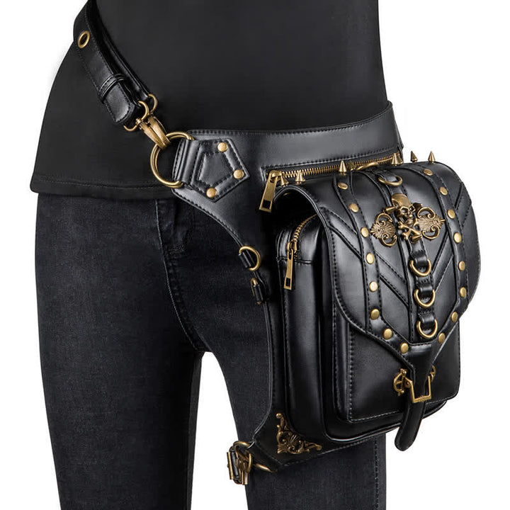 Marsupio Steampunk Fondina per coscia Borsa a tracolla per vita e gamba