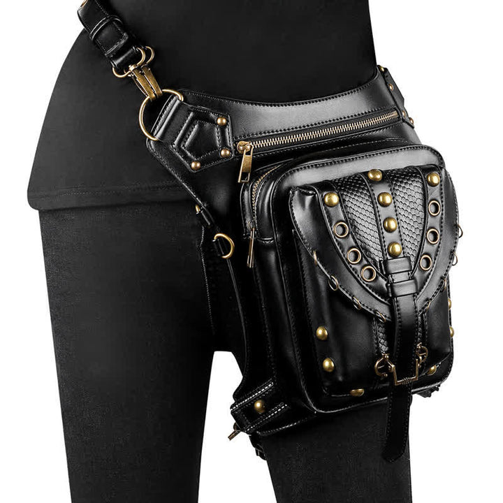 Marsupio Steampunk Fondina per coscia Borsa a tracolla per vita e gamba