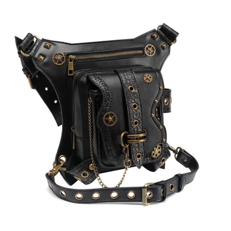 Borsa da gamba con catena Steampunk per attrezzatura da esterno