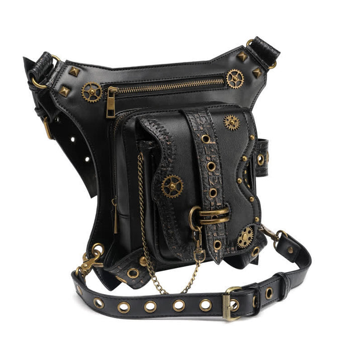 Borsa da gamba con catena Steampunk per attrezzatura da esterno