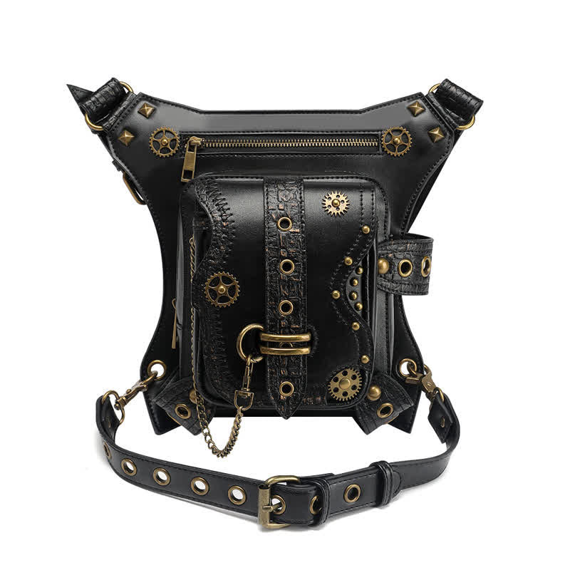 Borsa da gamba con catena Steampunk per attrezzatura da esterno