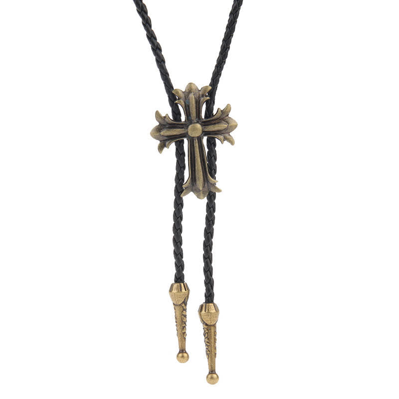 Cravatta Bolo Western con aquila volante