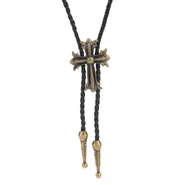 Cravatta Bolo Western con aquila volante
