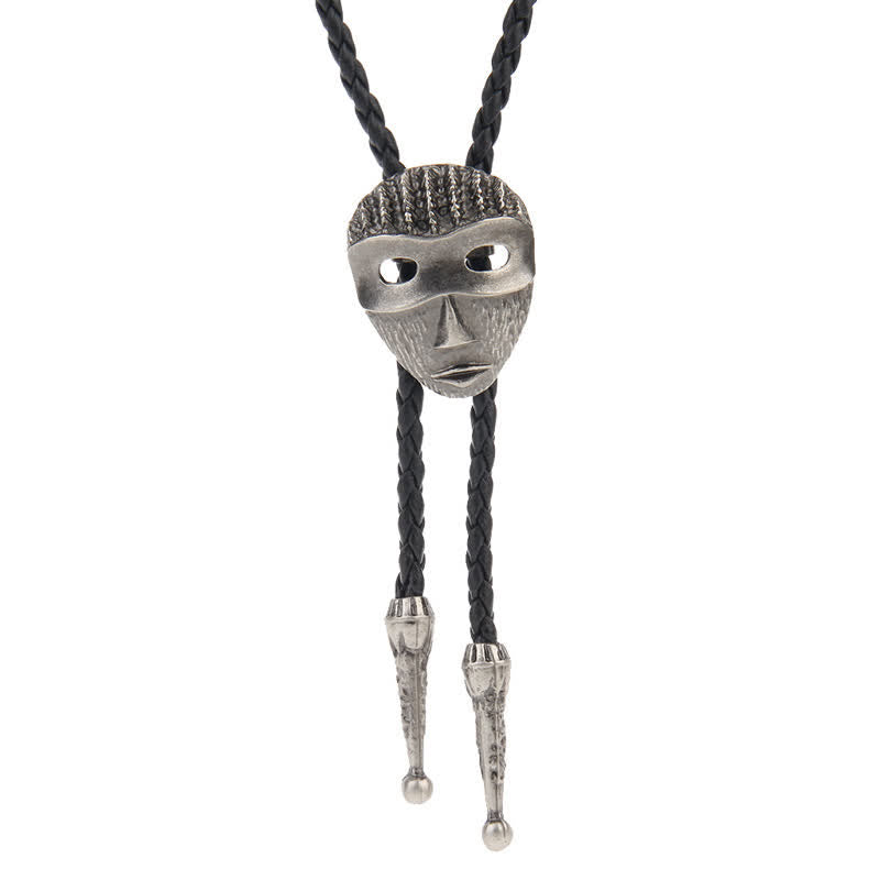 Cravatta Bolo Western con aquila volante - Maschera - Argento antico - image 11