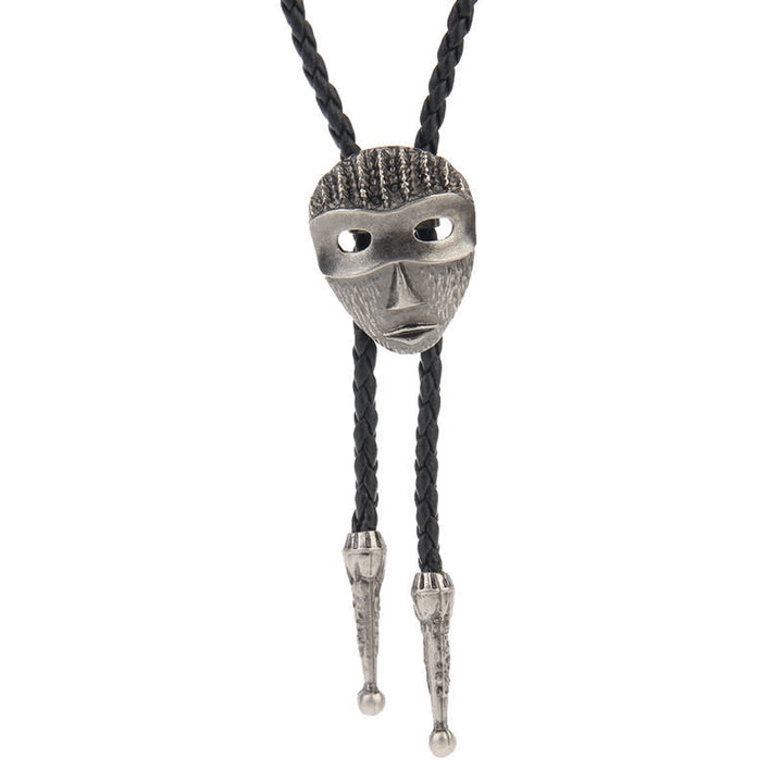 Cravatta Bolo Western con aquila volante - Maschera - Argento antico - image 11