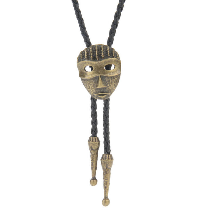 Cravatta Bolo Western con aquila volante