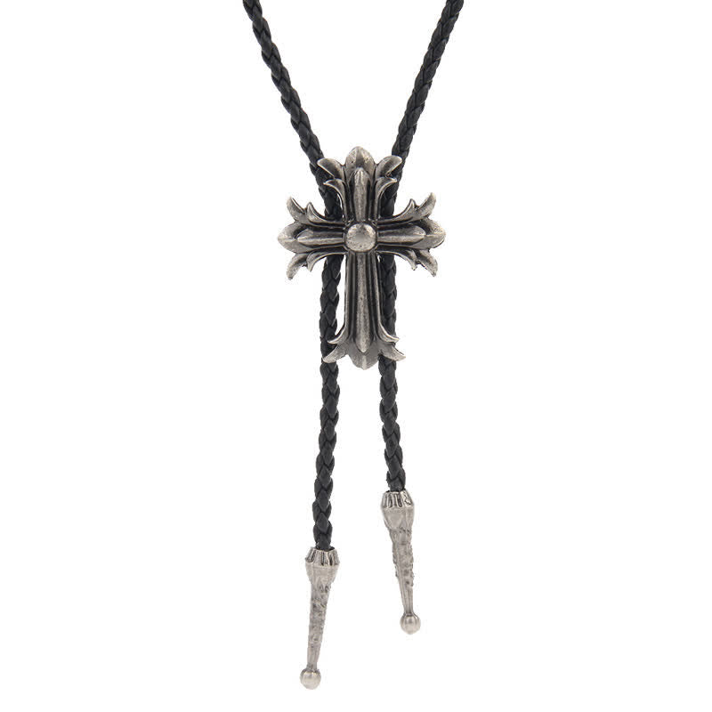 Cravatta Bolo Western con aquila volante