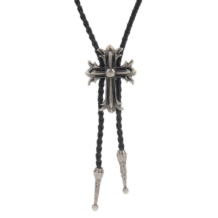 Cravatta Bolo Western con aquila volante