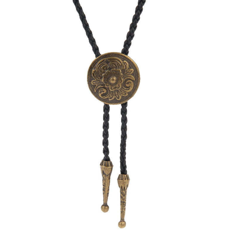 Cravatta Bolo Western con aquila volante