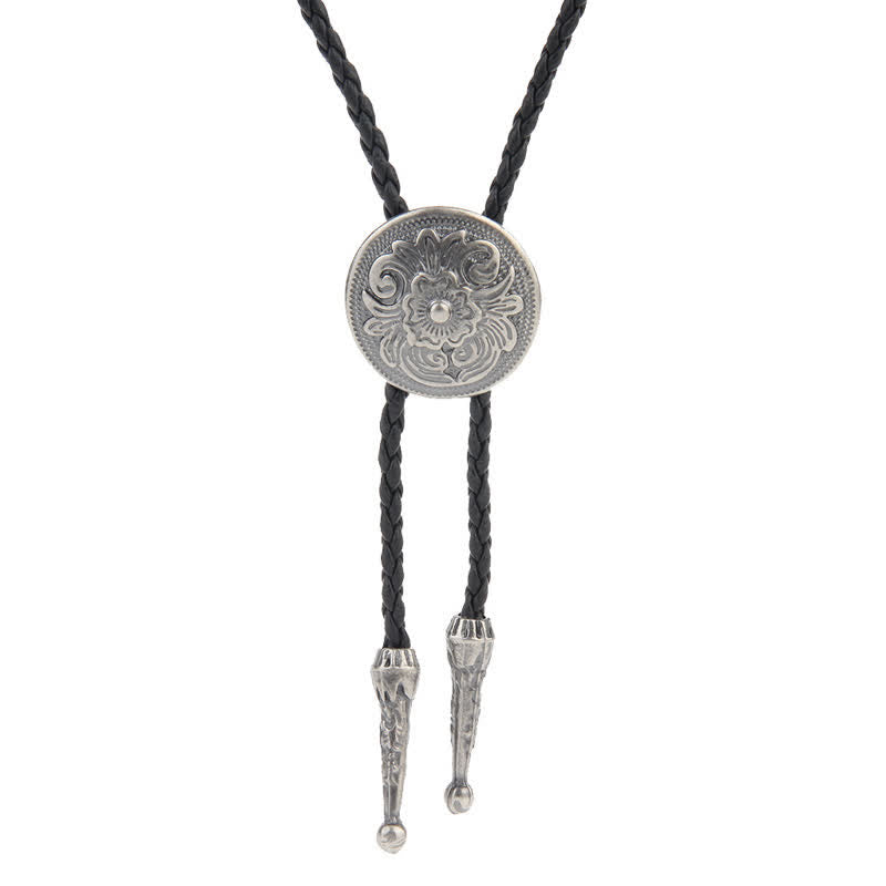 Cravatta Bolo Western con aquila volante