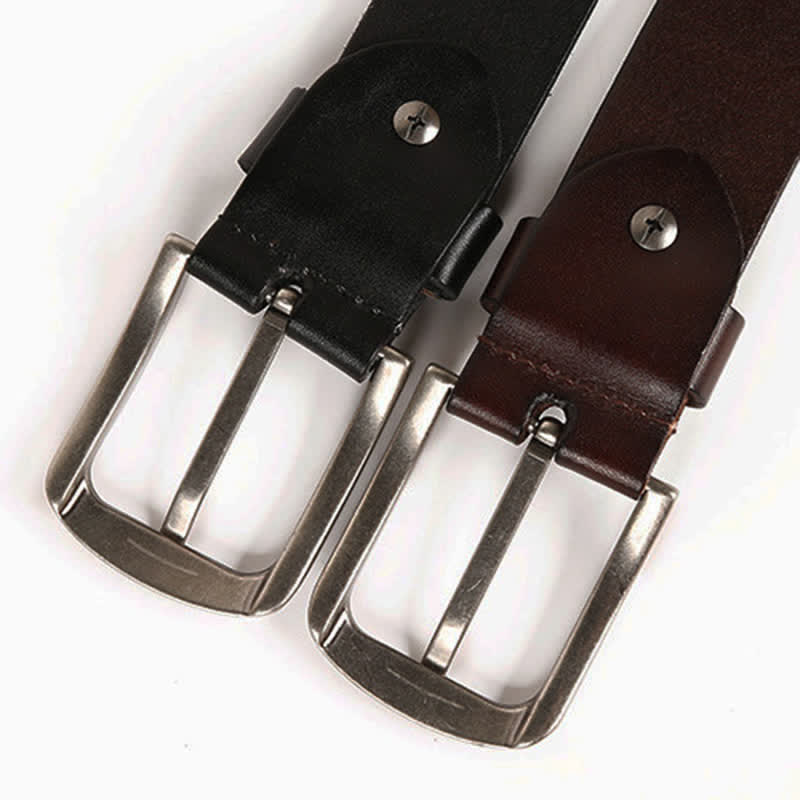 Cintura da uomo in pelle con borchie e bottoni multicolori - image 9