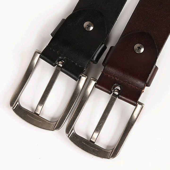 Cintura da uomo in pelle con borchie e bottoni multicolori - image 9