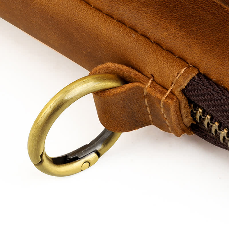 Borsa da viaggio in pelle per cintura, porta cellulare e sigarette