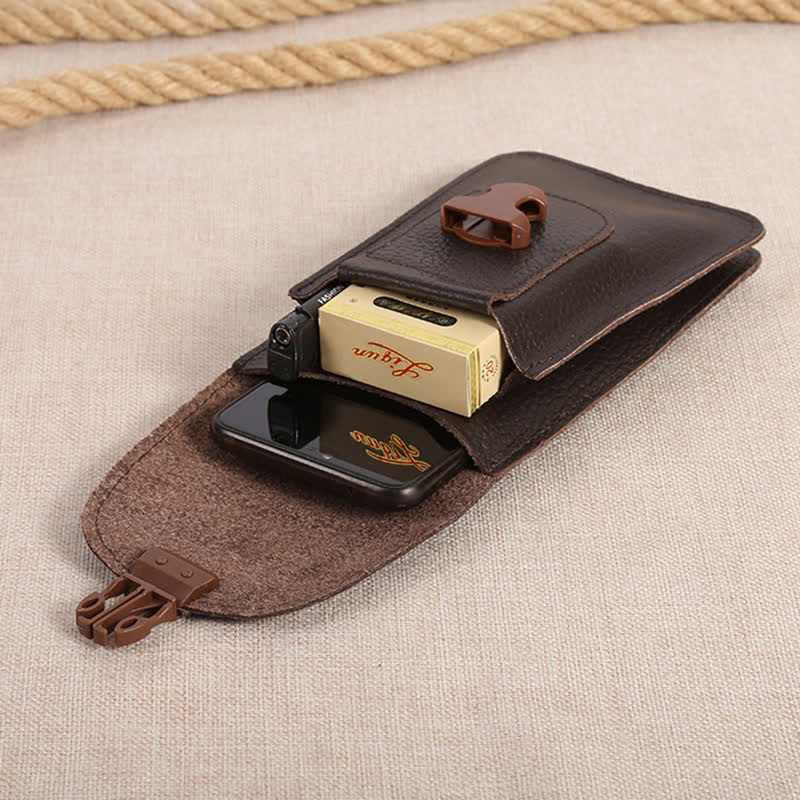 Borsa da cintura in pelle con fibbia di rilascio per cellulare - image 3