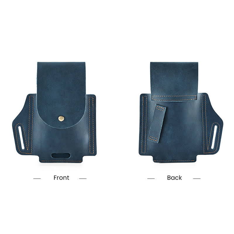 Borsa da cintura in pelle con fodero tattico per telefono da esterno - image 8