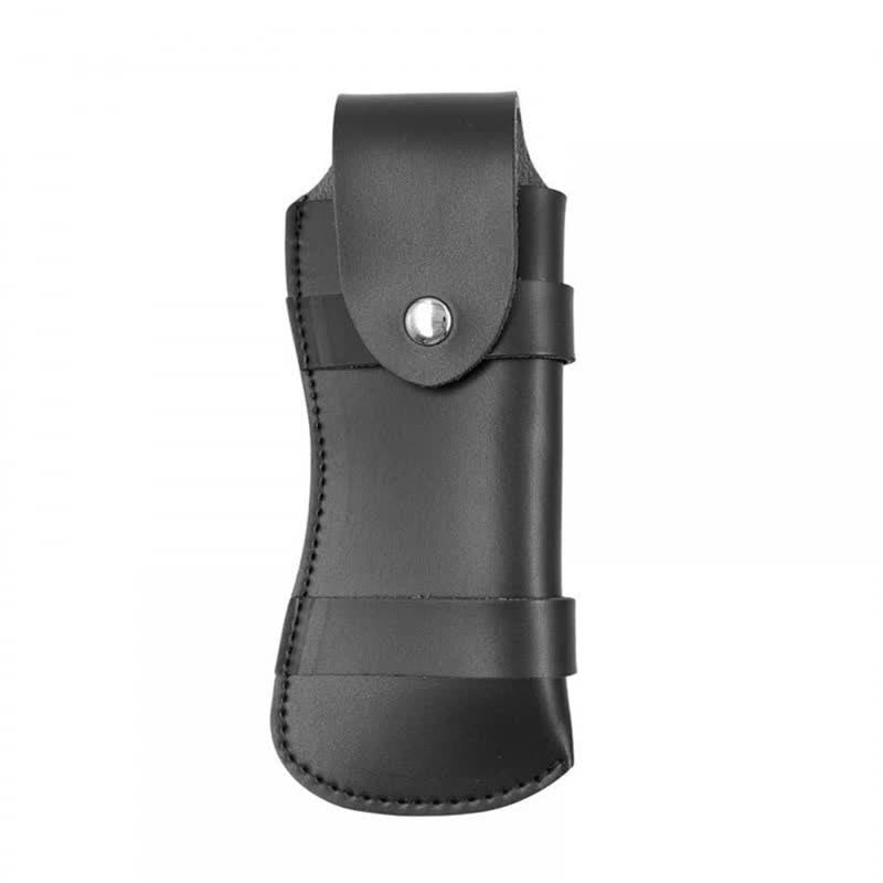 Fodero per coltello pieghevole da escursionismo, borsa in pelle con cintura