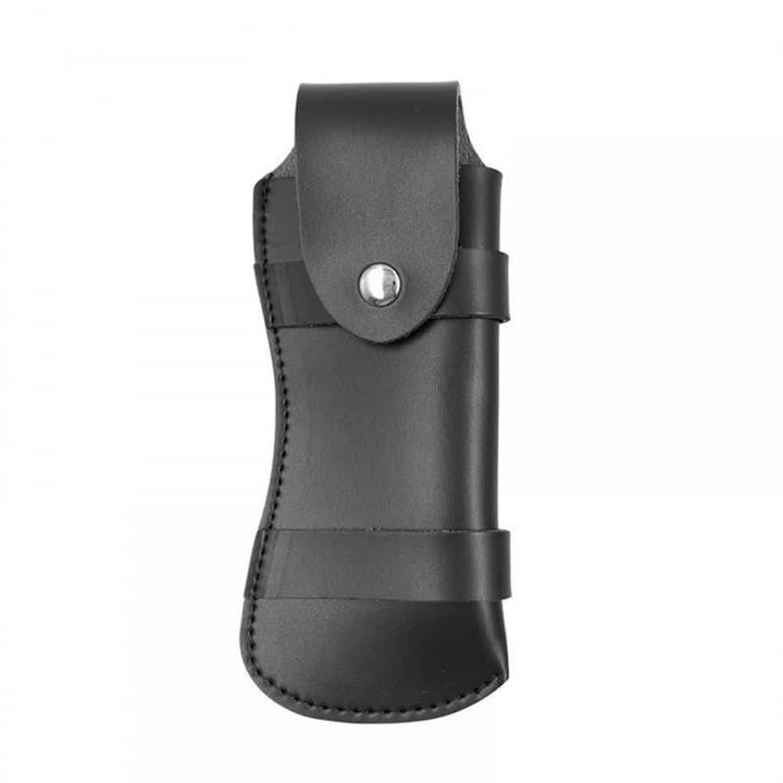 Fodero per coltello pieghevole da escursionismo, borsa in pelle con cintura
