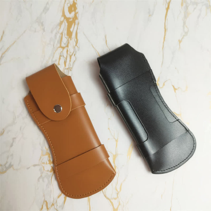 Fodero per coltello pieghevole da escursionismo, borsa in pelle con cintura