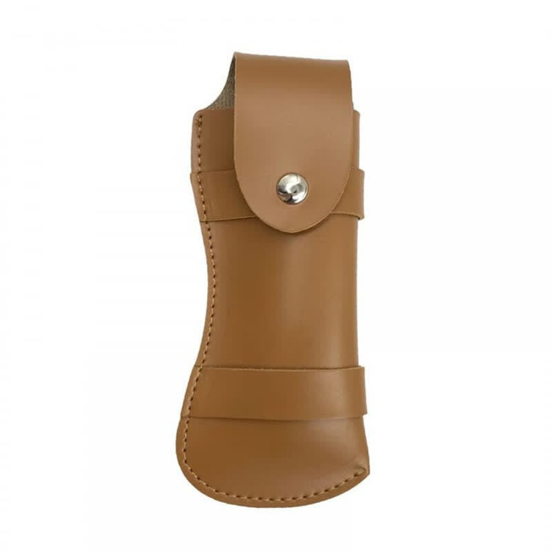 Fodero per coltello pieghevole da escursionismo, borsa in pelle con cintura