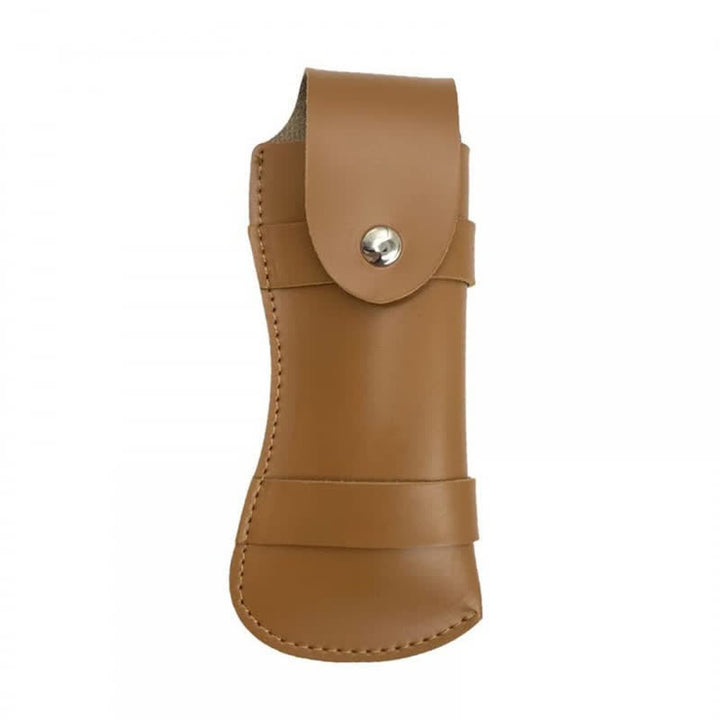 Fodero per coltello pieghevole da escursionismo, borsa in pelle con cintura