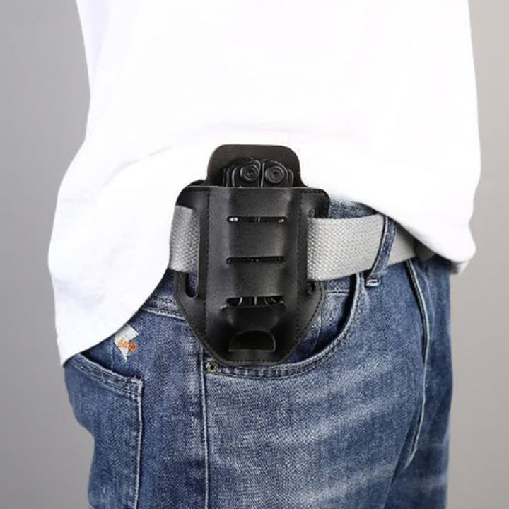 EDC Tactical Multi-tool Holster Borsa da cintura in pelle