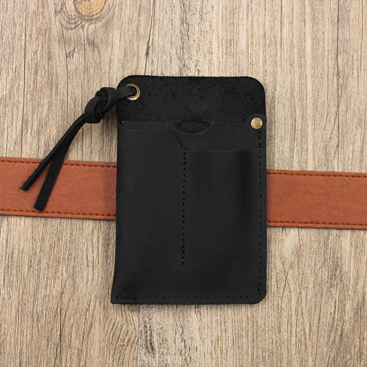 Borsa da cintura in pelle EDC portatile e maneggevole per esterni