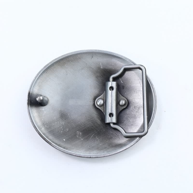 Cintura in pelle con fibbia turchese da cowboy western fai da te da uomo