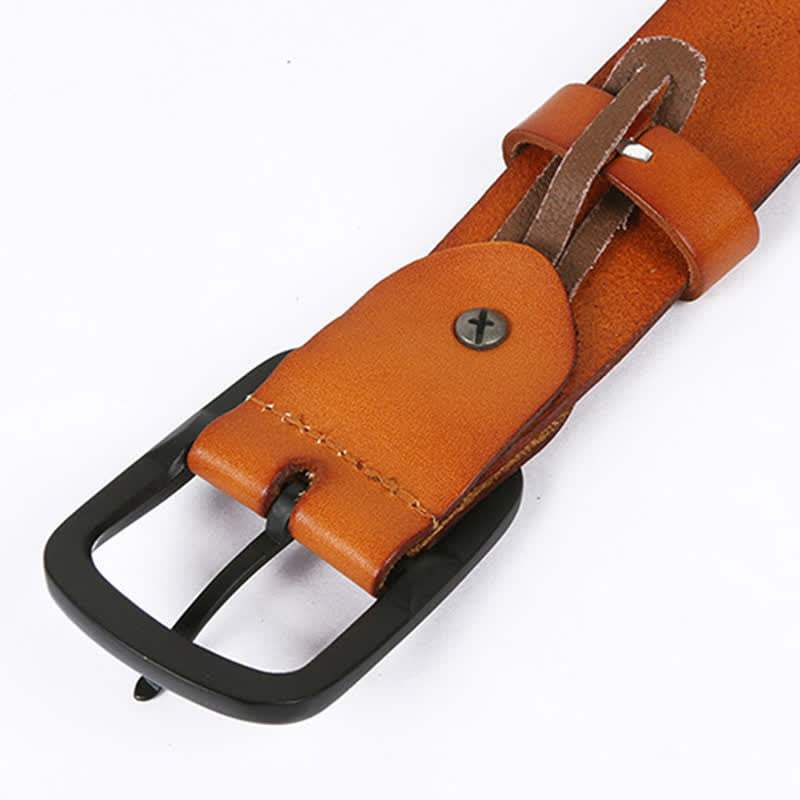 Cintura in pelle con rivetti a proiettile cool e personalità