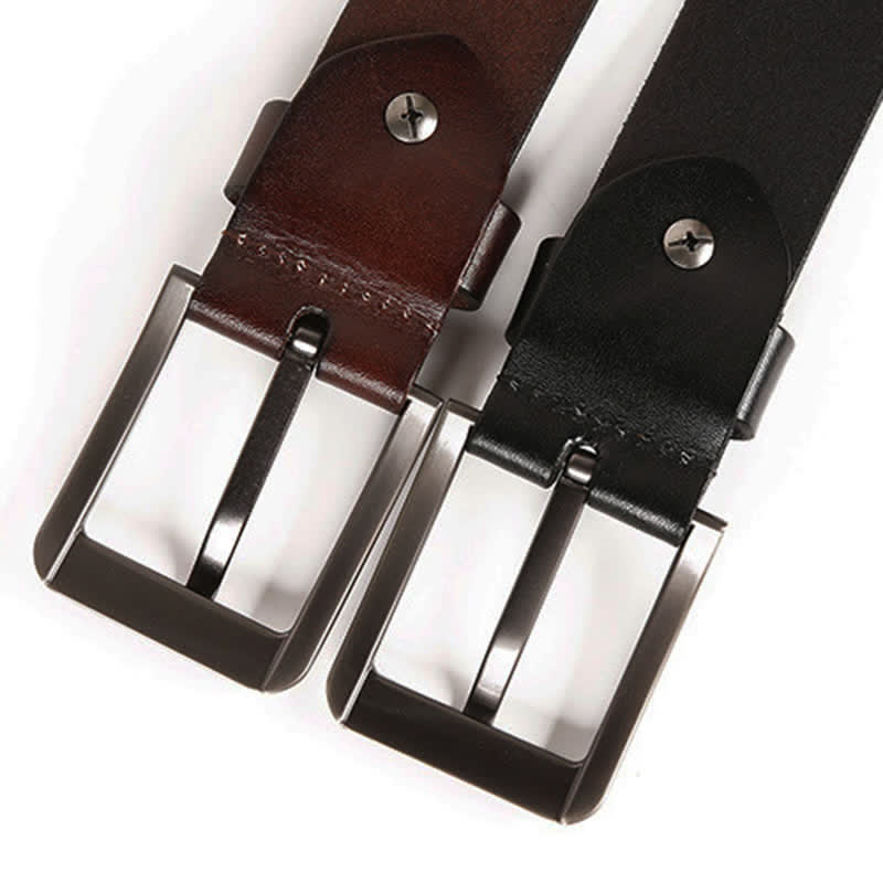 Cintura in pelle con rivetti in metallo pesante per motociclisti
