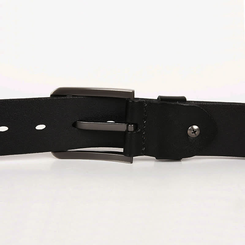 Cintura in pelle con rivetti in metallo pesante per motociclisti - image 12