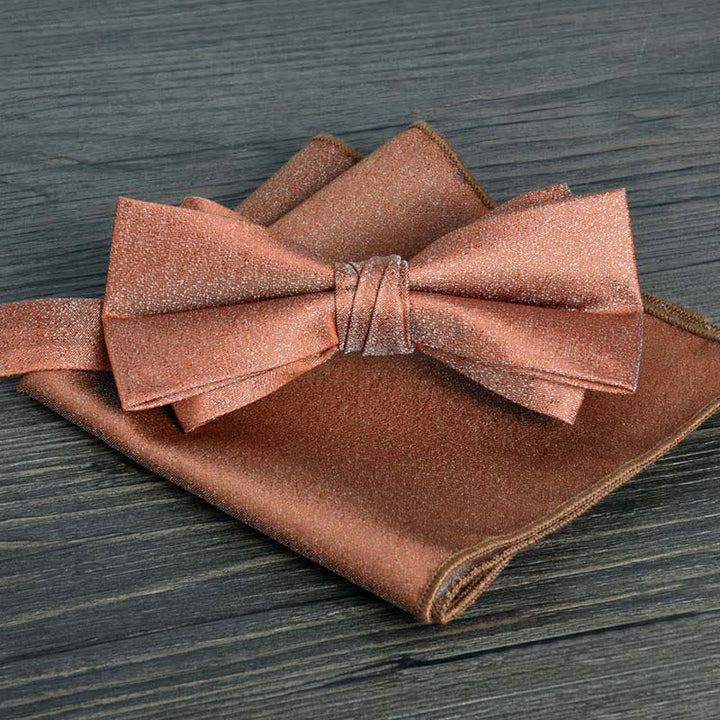Set di 2 papillon formali da uomo con motivo a pois e fiori