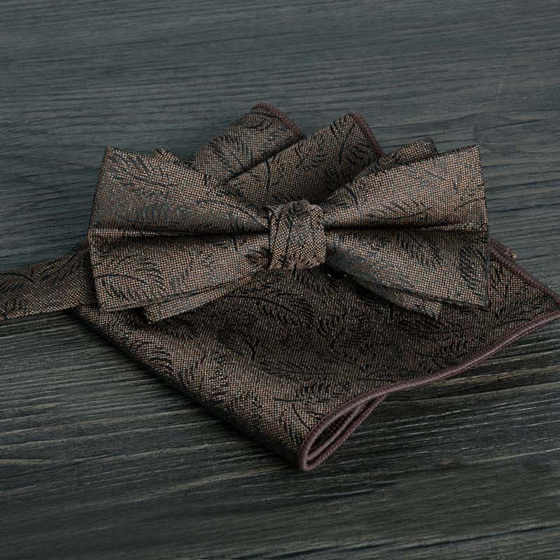 Set di 2 papillon formali da uomo con motivo a pois e fiori - Stile n. 9 - image 11