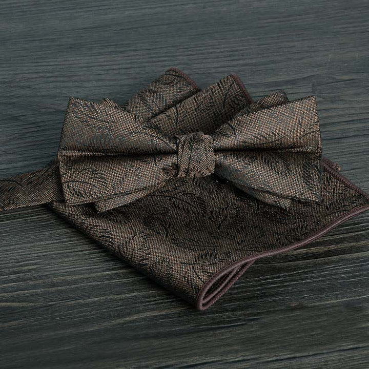 Set di 2 papillon formali da uomo con motivo a pois e fiori - Stile n. 9 - image 11