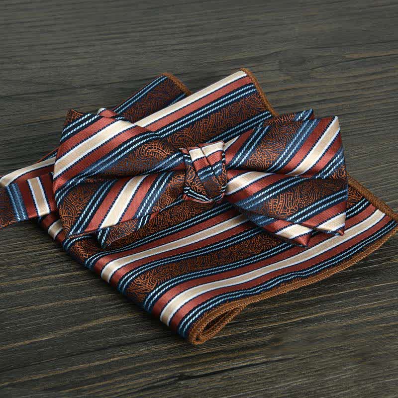 Set di 2 papillon formali da uomo con motivo a pois e fiori - Stile n. 13 - image 15
