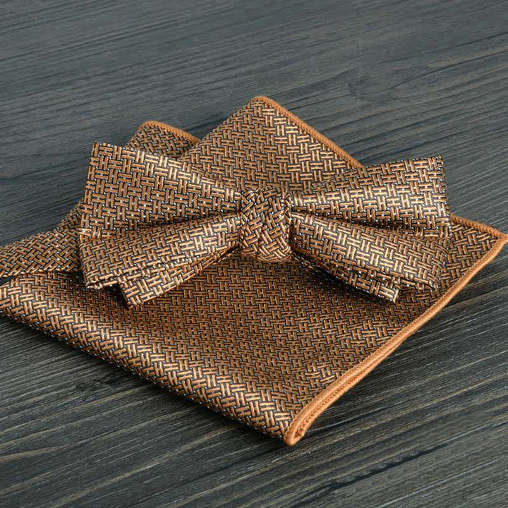 Set di 2 papillon formali da uomo con motivo a pois e fiori - Stile n. 18 - image 20