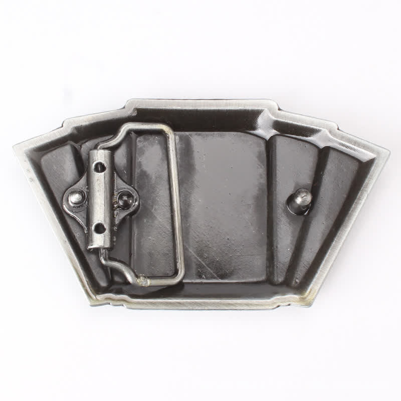 Cintura in pelle con fibbia Royal Flush da poker fai da te da uomo