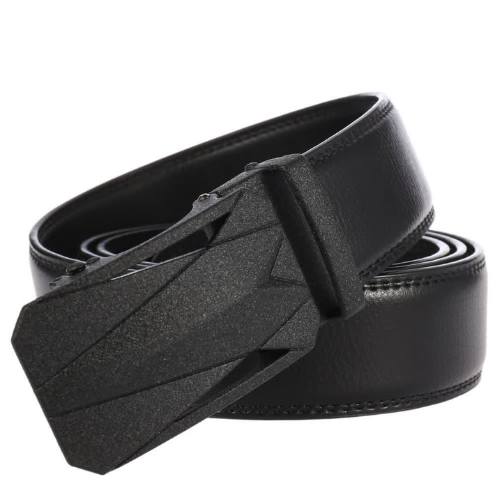 Cintura in pelle con fibbia automatica da uomo, formale, per tutti i giorni - image 8