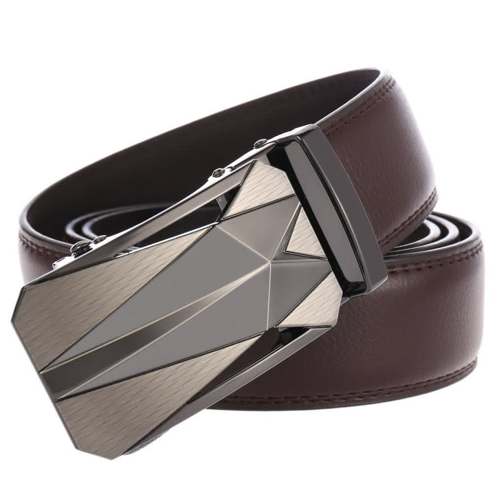 Cintura in pelle con fibbia automatica da uomo, formale, per tutti i giorni - image 15