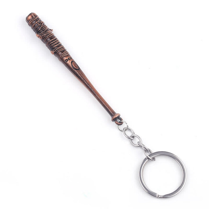 Portachiavi con ciondolo a forma di mazza da baseball con punta affilata - Rame antico - image 3