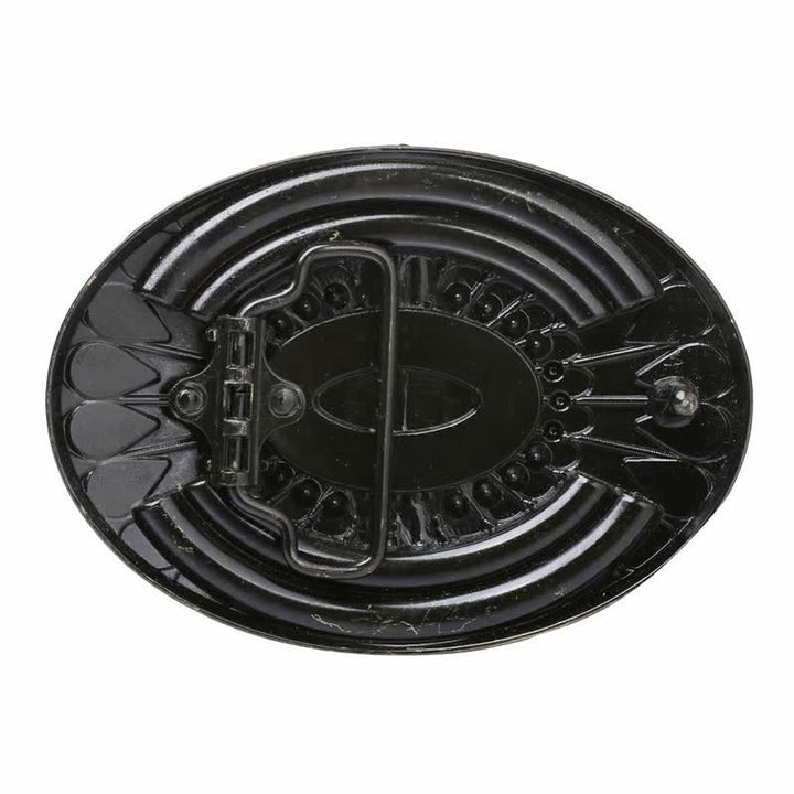 Cintura in pelle con fibbia in perline di legno indiano fai da te da uomo