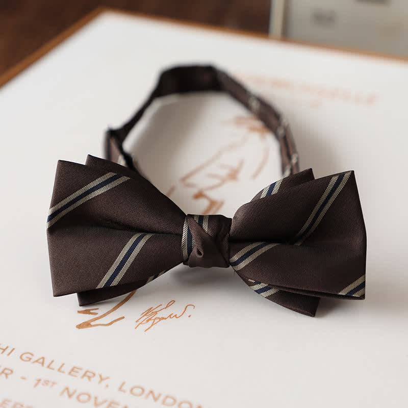 Papillon da uomo con motivo floreale vintage per abito da sposa