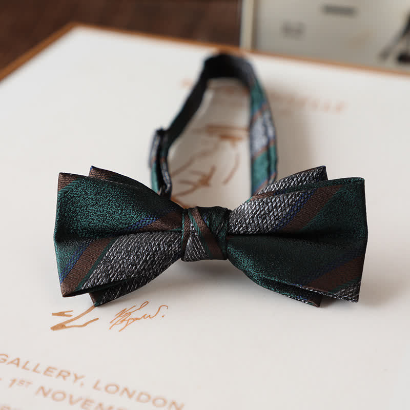 Papillon da uomo con motivo floreale vintage per abito da sposa