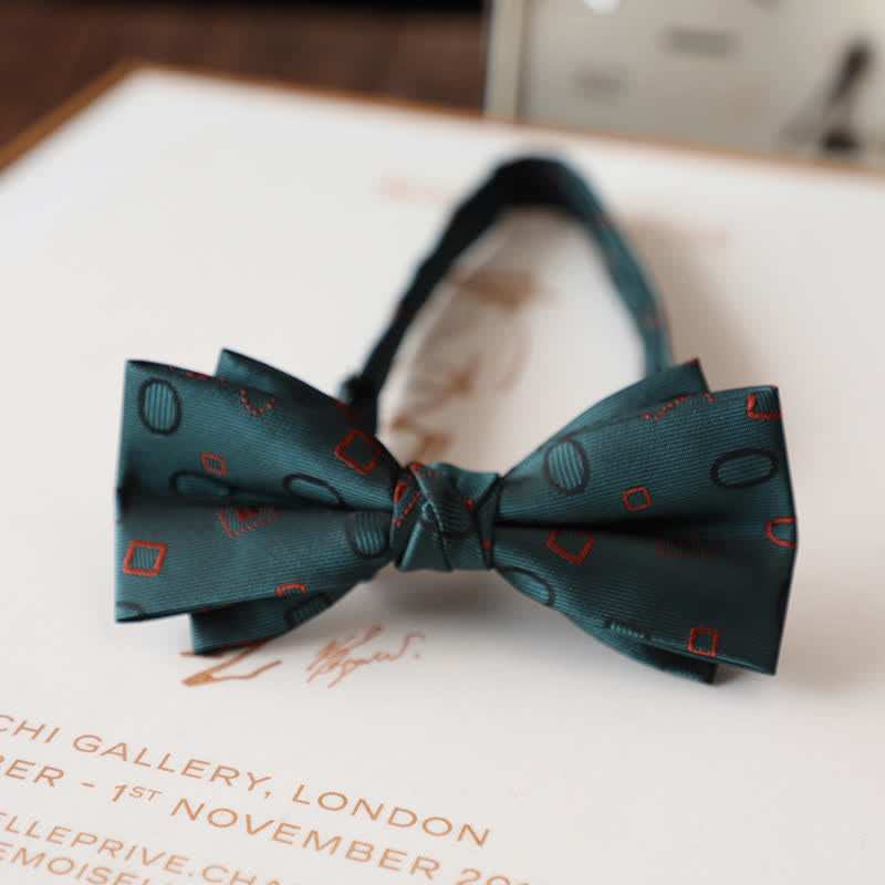 Papillon da uomo con motivo floreale vintage per abito da sposa