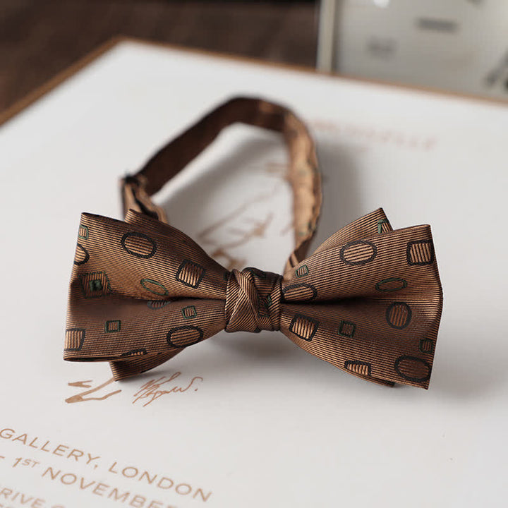 Papillon da uomo con motivo floreale vintage per abito da sposa