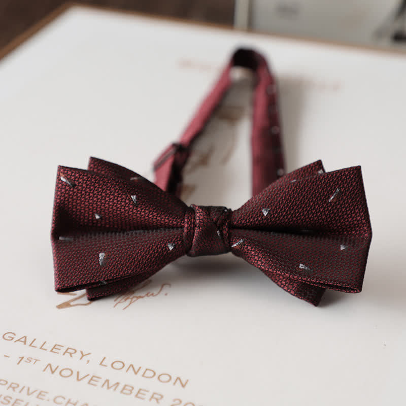 Papillon da uomo con motivo floreale vintage per abito da sposa