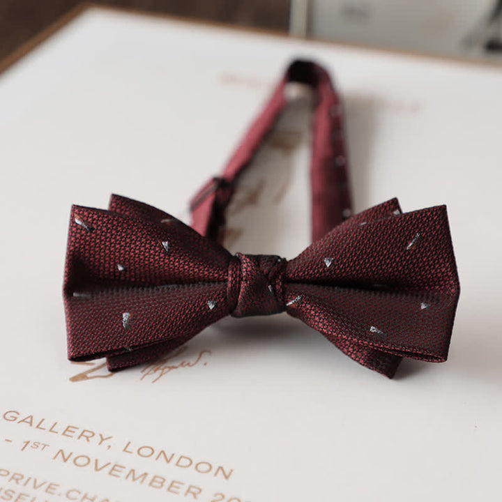 Papillon da uomo con motivo floreale vintage per abito da sposa
