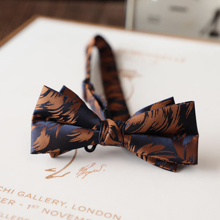 Papillon da uomo con motivo floreale vintage per abito da sposa