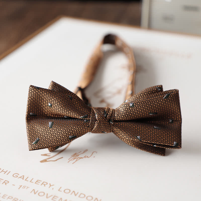 Papillon da uomo con motivo floreale vintage per abito da sposa