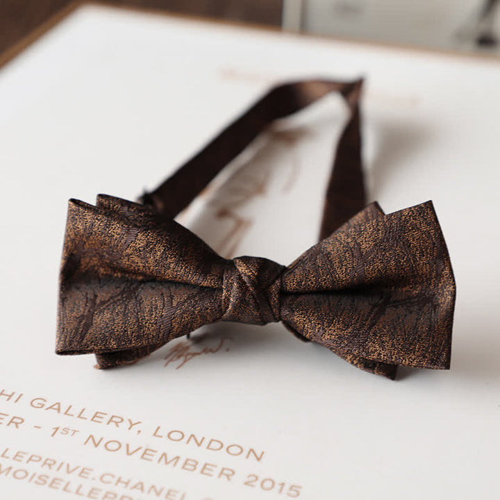 Papillon da uomo con motivo floreale vintage per abito da sposa