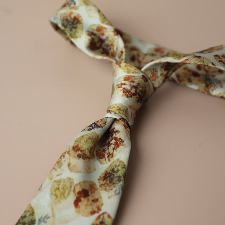 Cravatta da uomo con motivo floreale, elegante e retrò - Stile n. 11 - image 15
